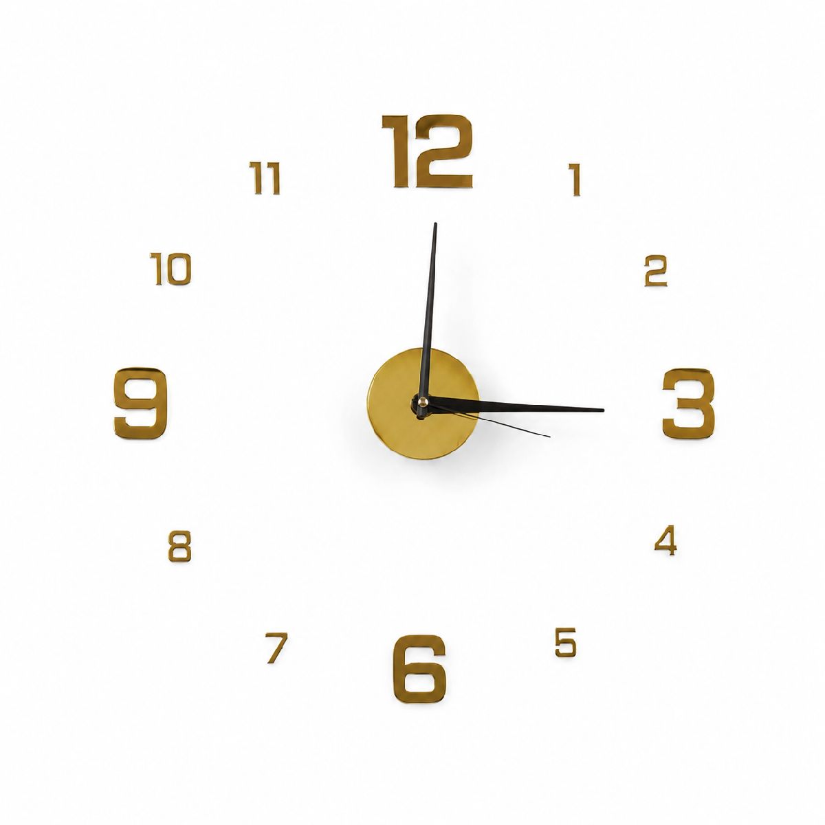 3D DIY Frameless Wall Clock 2