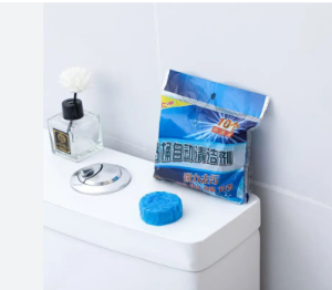 10-pack of automatic blue bubble toilet cleaner tablets ( Orginal ) 3