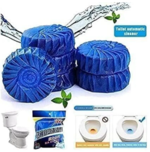 10-pack of automatic blue bubble toilet cleaner tablets ( Orginal ) 2