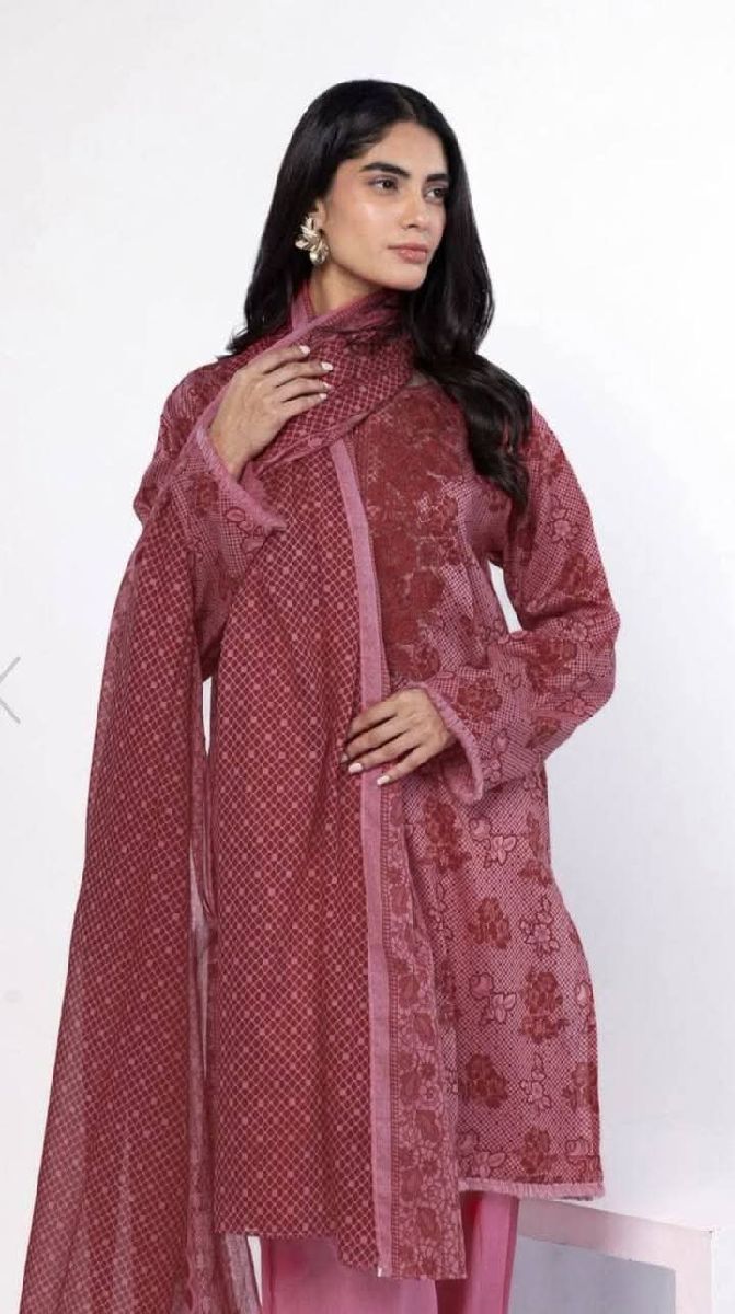 Khaddi Embroidered Lawn Unstitched Three-Piece 3