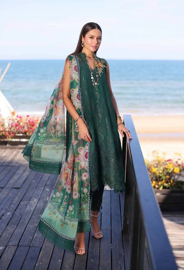 Noor by Saadia Asad Luxury Chikankari Lawn D1-B 3
