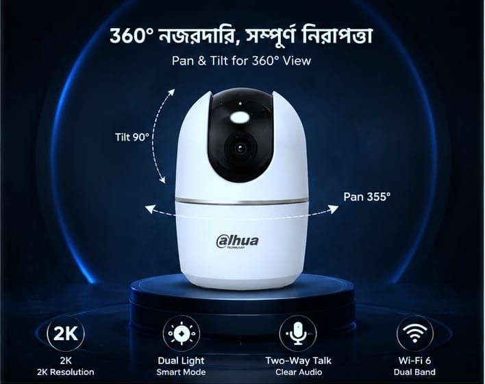Dahua Hero H3AS 2K Wi-Fi Indoor Security Camera👀😱😱💥💥 2