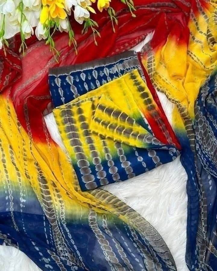 মাস্টার্ড ইয়েলো টাই-ডাই টু-পিস 2