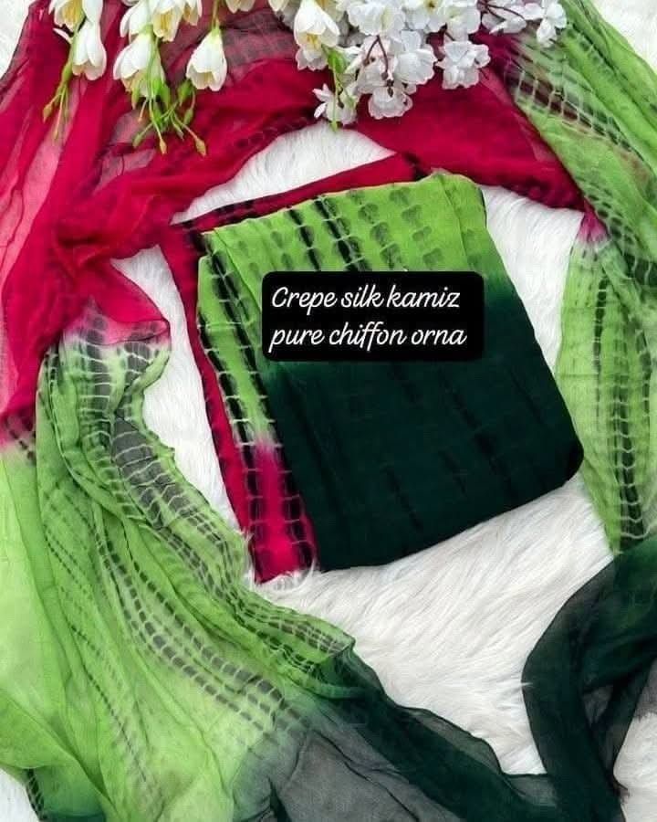অলিভ গ্রিন টাই-ডাই টু-পিস 2