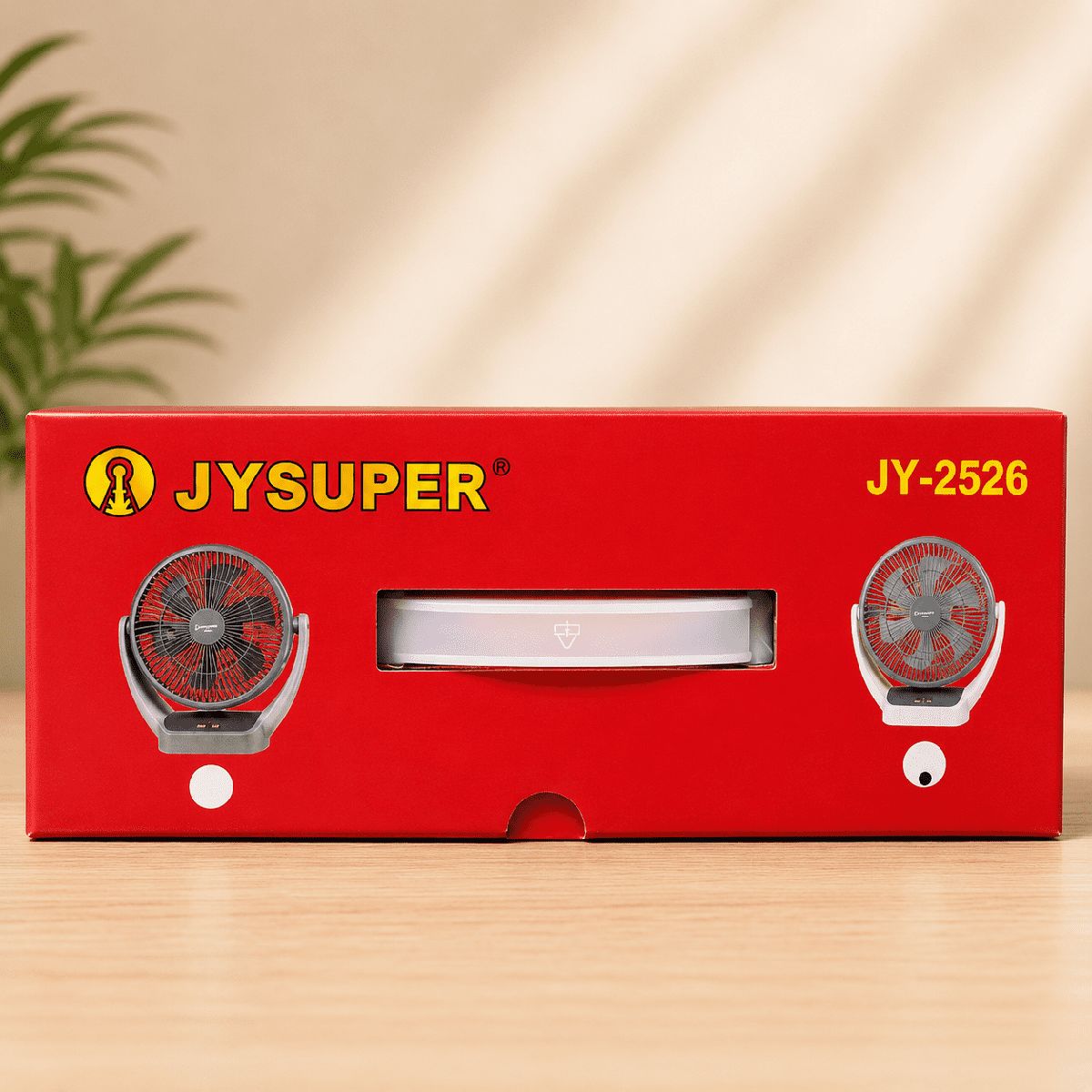 JYSUPER JY-2526 Rechargeable Table Fan 8000mAh Battery 2