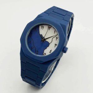 Arabic Dial Premium Marble Finish Ladies Watch with Butterfly Lock 2