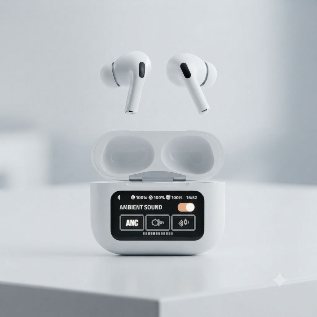 A9 Pro Smart Screen ANC Wireless Earbuds – প্রিমিয়াম ইন-ইয়ার ব্লুটুথ হেডফোন 2