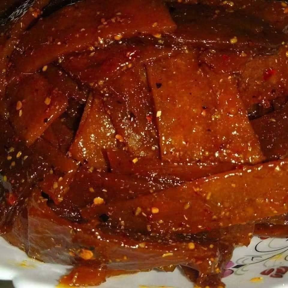 শৈশবের জিভে জল আনা  দারুণ স্বাদের খাঁটি  আমসত্ত্ব