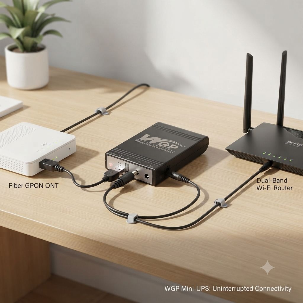 WGP Mini UPS 10400mAh – নিরবচ্ছিন্ন ইন্টারনেটের নির্ভরযোগ্য পাওয়ার ব্যাকআপ 3