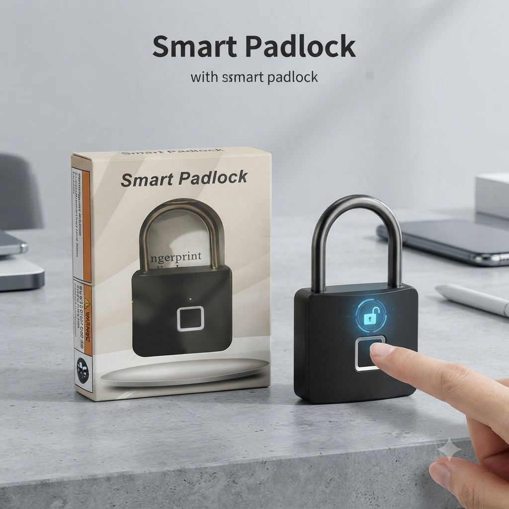 Smart Fingerprint Padlock — আপনার সুরক্ষার আধুনিক চাবিকাঠি 2