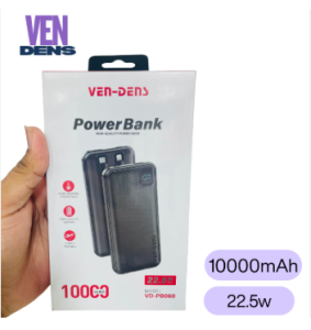 VEN-DENS 10000mah Power Bank 22.5W ( Without Cable ) 2