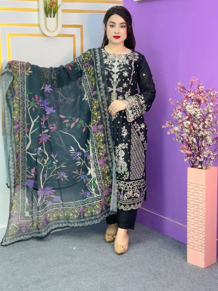 Pakistani Inspired stitched 3-Piece 2