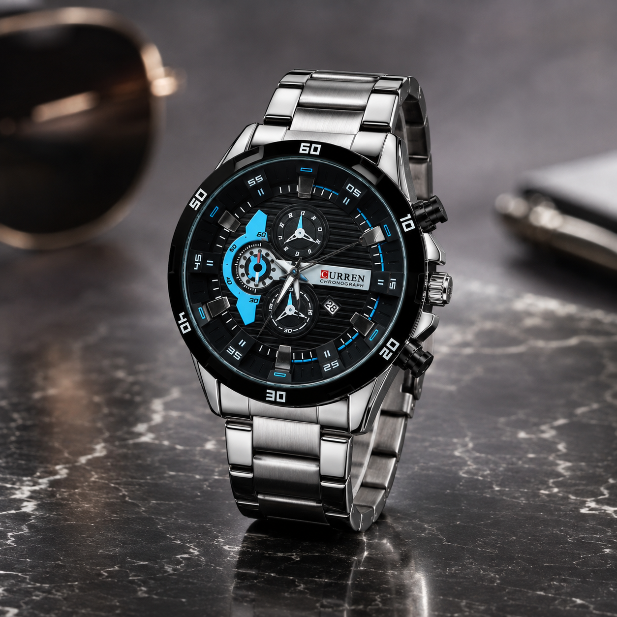 Curren 8402 Chronograph Men’s Watch-Code: 4875