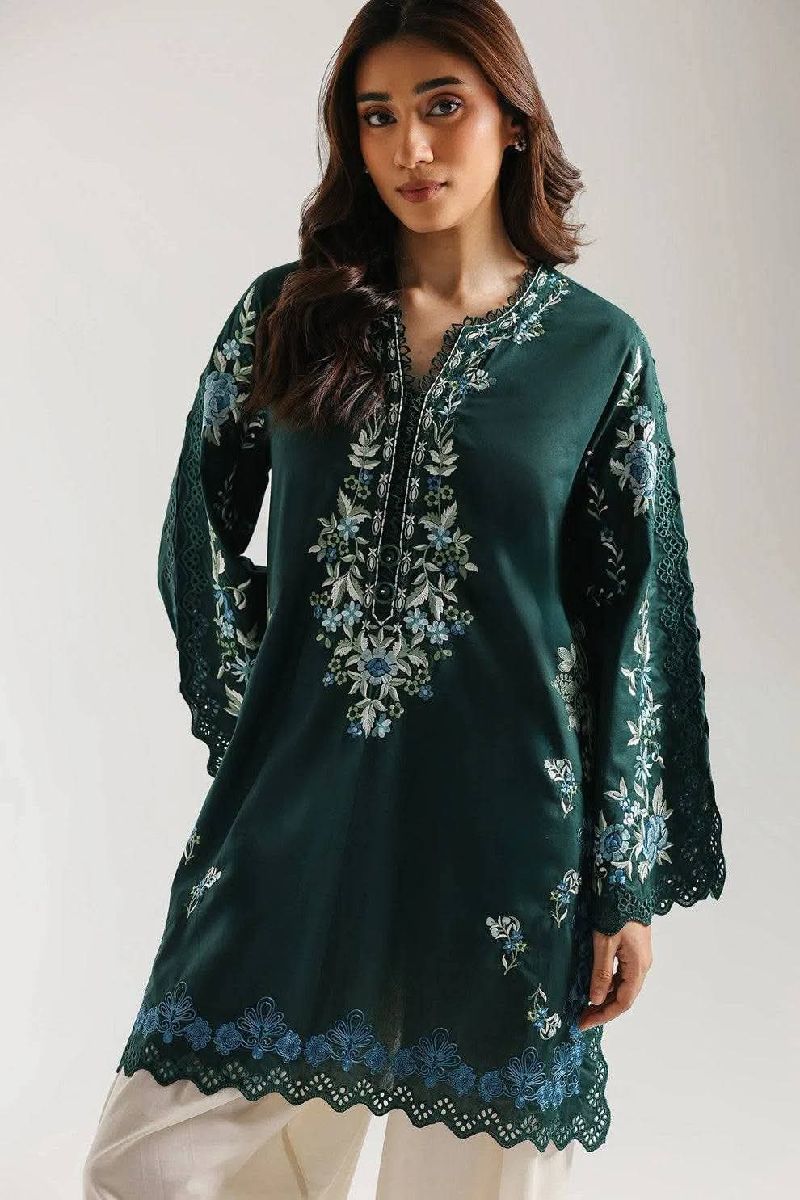 Pakistani inspired Bottle green Farshi co-ords 2