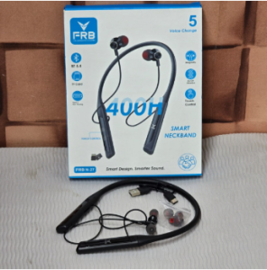 FRB N-27 Smart Wireless Neckband – Bluetooth 5.4, 400-Hour 2