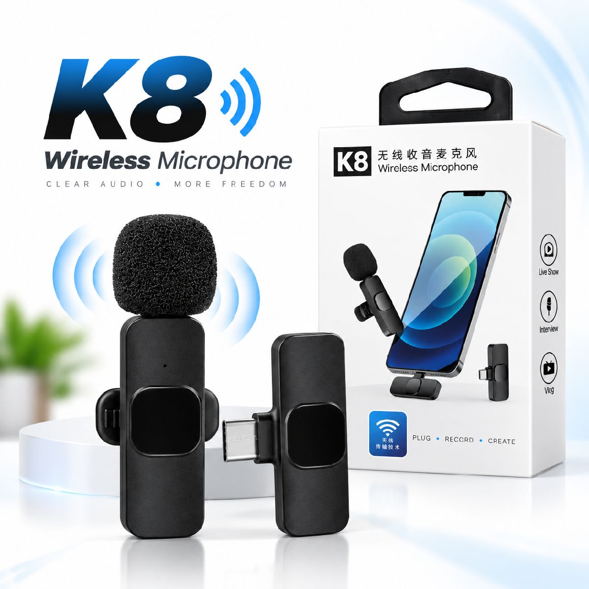 K8 Wireless Microphone