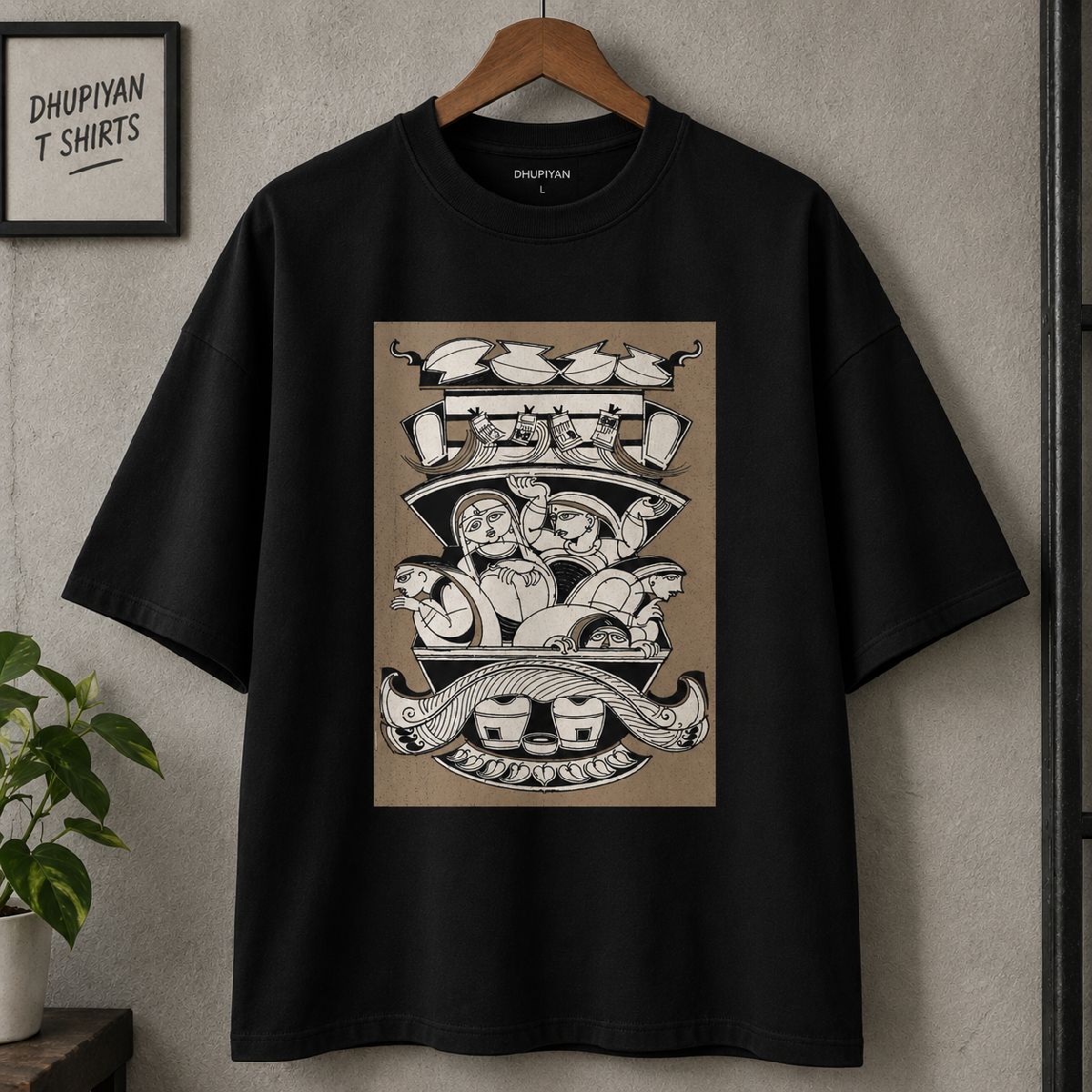 Drop shoulder t shirt