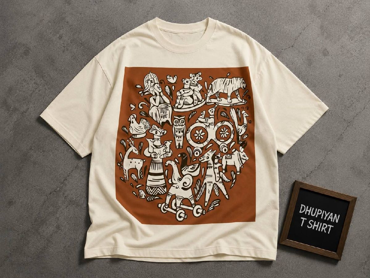 Drop shoulder t shirt 2