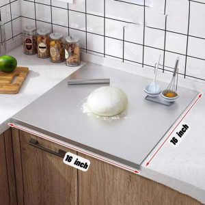 16 inch Long 16 inch Wide Stainless Steel Cutting Board 2