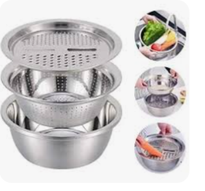 3-in-1 high-quality stainless steel kitchen tool (26 cm) 2