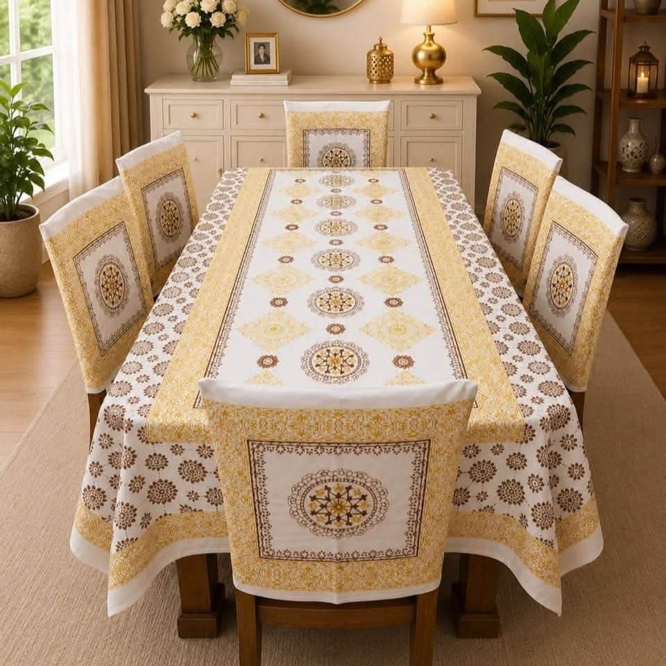 3D Dining Table Cover Set 3