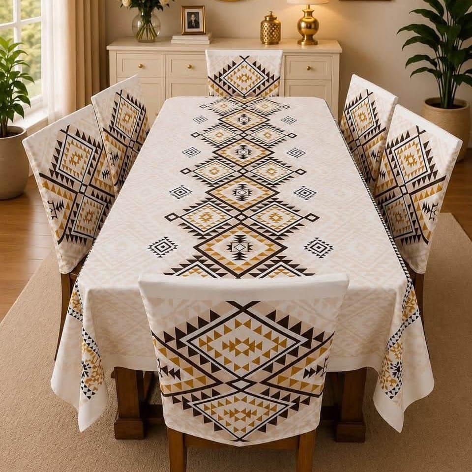 3D Dining Table Cover Set 2