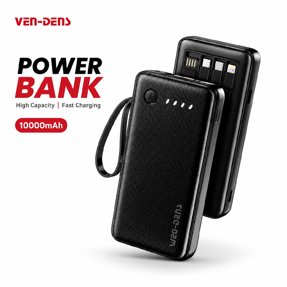VEN-DENS 10000mAh Power Bank (Model: VD-PB058) 2