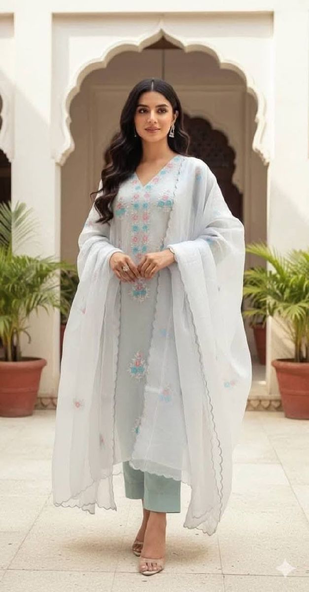 💥🔴PURE SOPURA MOSLIN FULLY EMBROIDERY UNSTITCHED 4PIC COLLECTION 2026