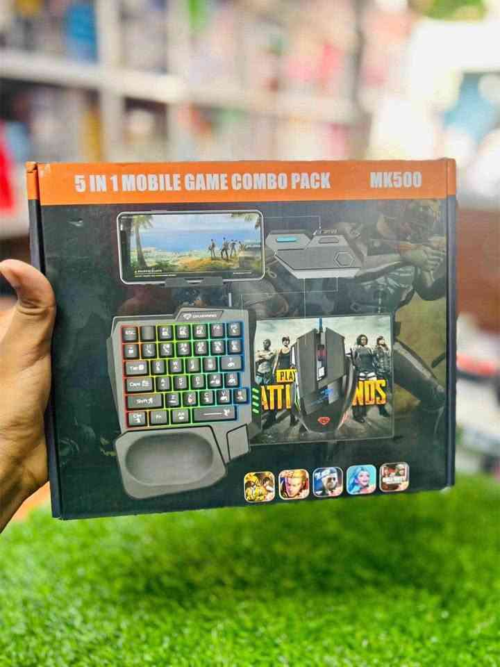 🎮 5 in 1 Gaming Keyboard & Mouse Combo – MK500 2