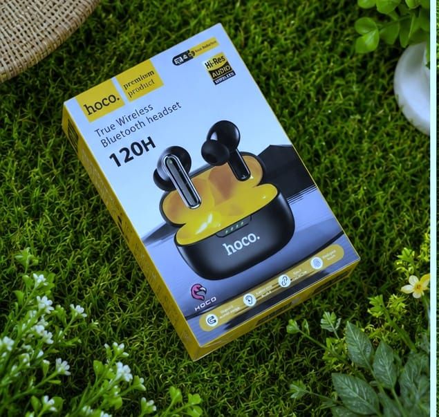 HOCO 120H True Wireless Bluetooth Headset (TWS Earbuds)এই জনপ্রিয় প্রোডাক্টটি আমাদের কাছে পেয়ে যাচ্ছেন খুবই রিজেনাবল দামে।🔥সঙ্গীত, কল ও দৈনন্দিন ব্যবহারের জন্য আরামদায়ক একটি True Wireless Earbuds। স্টাইলিশ ডিজাইন, Touch Control এবং Charging Case-এর সুবিধায় ব্যবহার হবে আরও সহজ।🎯 ফিচার সমূহ 👇 ✅ True Wireless Bluetooth Connectivity ✅ Touch Control সাপোর্ট ✅ Noise Reduction সুবিধা ✅ Charging Case সহ দীর্ঘ সময় ব্যবহার ✅ Comfortable In-Ear Design ✅ Hi-Res Audio Wireless 💥 কেন কিনবেন? ✔️ তারবিহীন ঝামেলামুক্ত ব্যবহার ✔️ গান শোনা ও কল করার জন্য সুবিধাজনক ✔️ হালকা ও আরামদায়ক ডিজাইন ✔️ সহজে বহনযোগ্য Charging Case ✔️ দৈনন্দিন ব্যবহারের জন্য উপযুক্ত🚚 সারা বাংলাদেশে হোম ডেলিভারি সুবিধা। 📩 অর্ডার করতে বা আরও বিস্তারিত জানতে ইনবক্স করুন অথবা কল করুন।