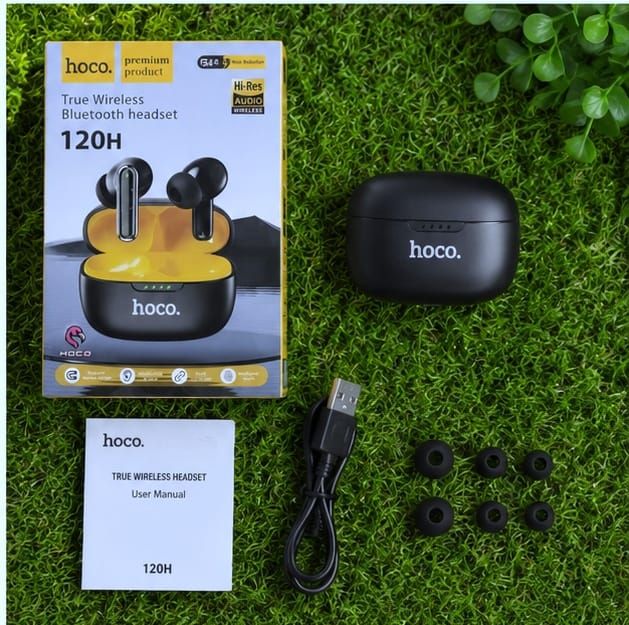 HOCO 120H True Wireless Bluetooth Headset (TWS Earbuds)এই জনপ্রিয় প্রোডাক্টটি আমাদের কাছে পেয়ে যাচ্ছেন খুবই রিজেনাবল দামে।🔥সঙ্গীত, কল ও দৈনন্দিন ব্যবহারের জন্য আরামদায়ক একটি True Wireless Earbuds। স্টাইলিশ ডিজাইন, Touch Control এবং Charging Case-এর সুবিধায় ব্যবহার হবে আরও সহজ।🎯 ফিচার সমূহ 👇 ✅ True Wireless Bluetooth Connectivity ✅ Touch Control সাপোর্ট ✅ Noise Reduction সুবিধা ✅ Charging Case সহ দীর্ঘ সময় ব্যবহার ✅ Comfortable In-Ear Design ✅ Hi-Res Audio Wireless 💥 কেন কিনবেন? ✔️ তারবিহীন ঝামেলামুক্ত ব্যবহার ✔️ গান শোনা ও কল করার জন্য সুবিধাজনক ✔️ হালকা ও আরামদায়ক ডিজাইন ✔️ সহজে বহনযোগ্য Charging Case ✔️ দৈনন্দিন ব্যবহারের জন্য উপযুক্ত🚚 সারা বাংলাদেশে হোম ডেলিভারি সুবিধা। 📩 অর্ডার করতে বা আরও বিস্তারিত জানতে ইনবক্স করুন অথবা কল করুন। 2
