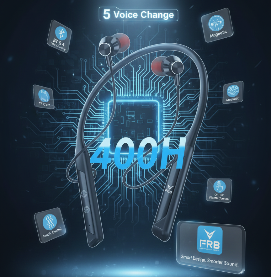 FRB-N27 Wireless Neckband – 400h