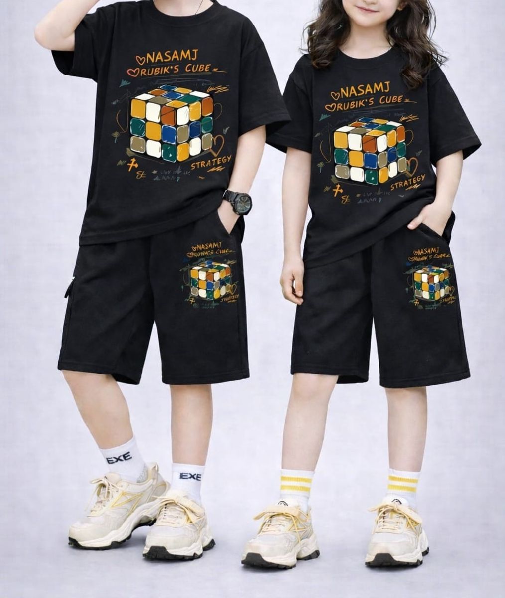 Drop Shoulder Baby TShirt and Pant Set