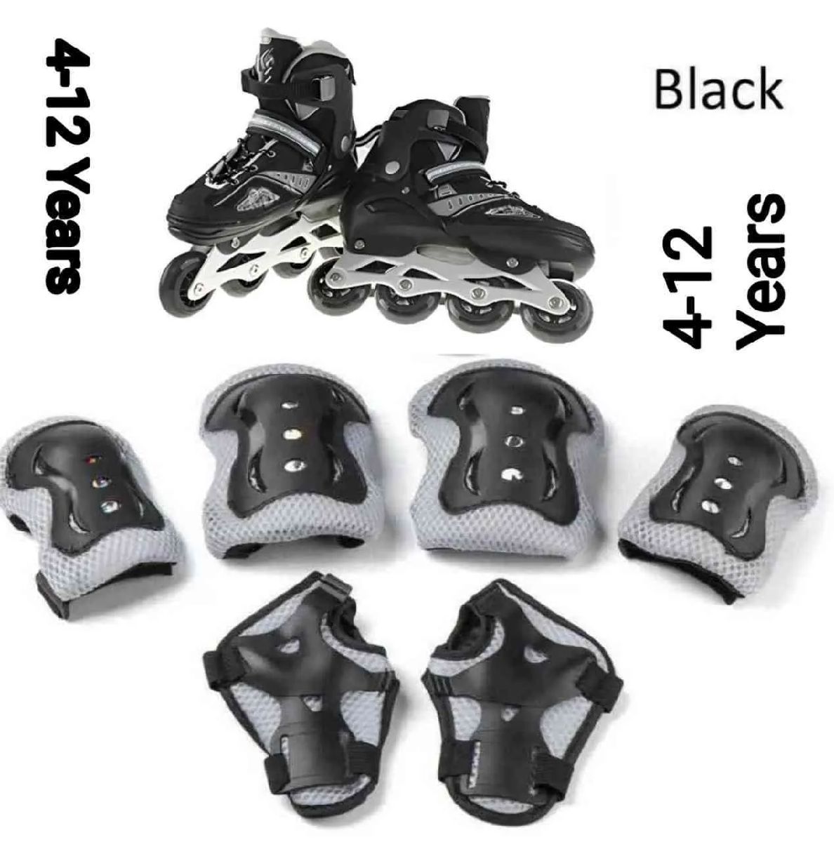 Skating shoe with safety guard for boys 2