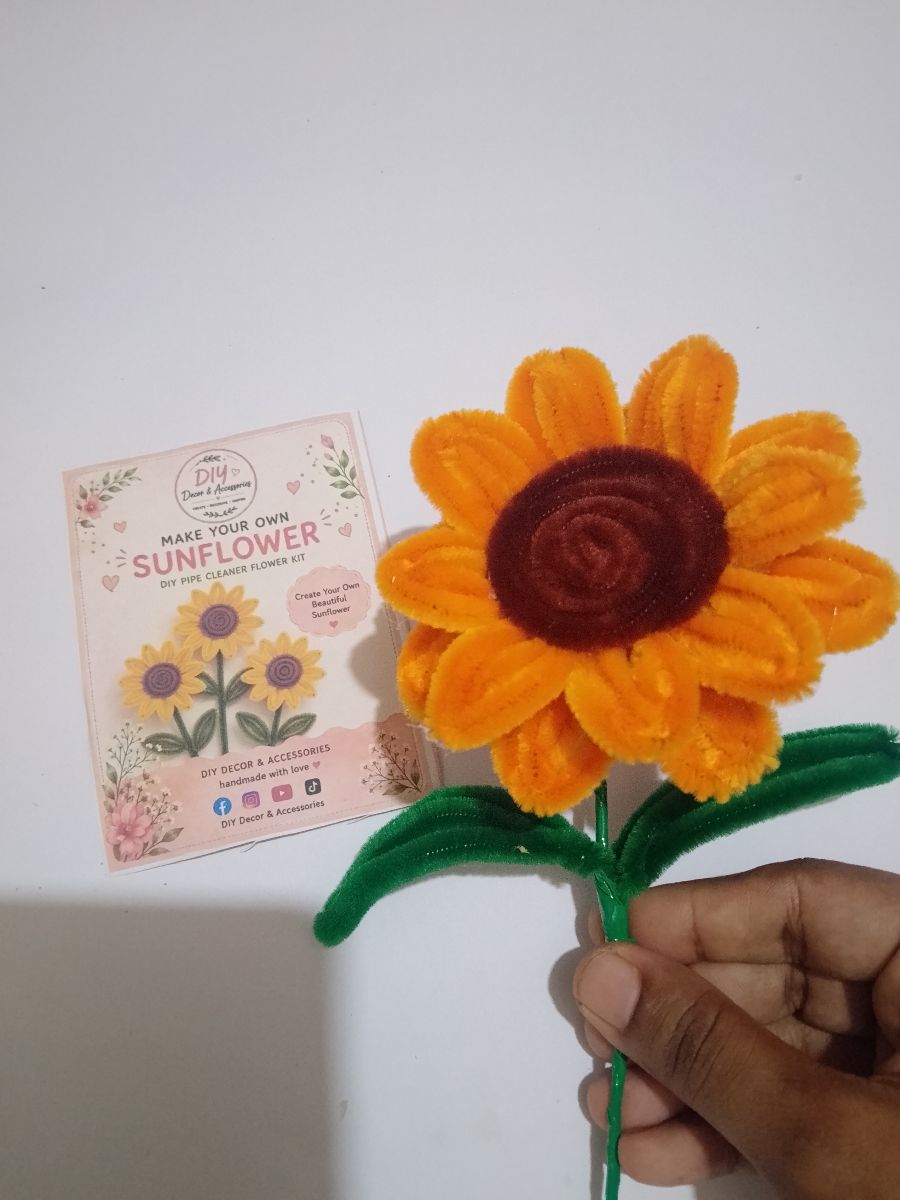 🌻 হাতে বানানো সুন্দর DIY Flower Craft Kit 🌻 2
