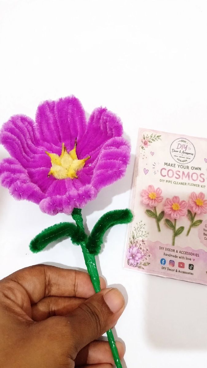 🌻 হাতে বানানো সুন্দর DIY Flower Craft Kit 🌻 3