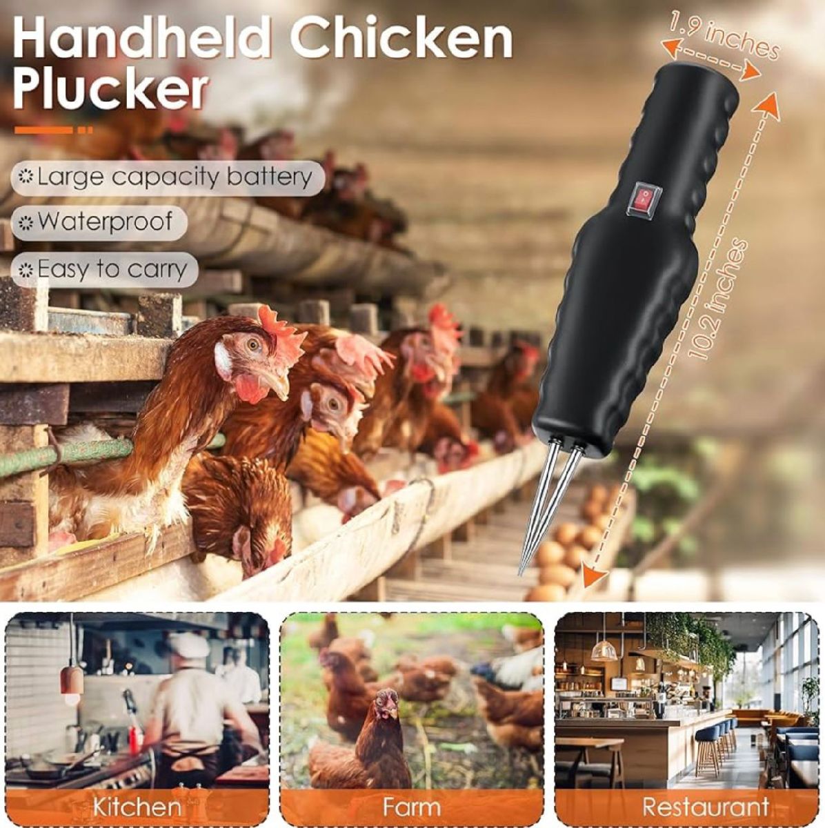 Electric Chicken Feather Removal Machine 3