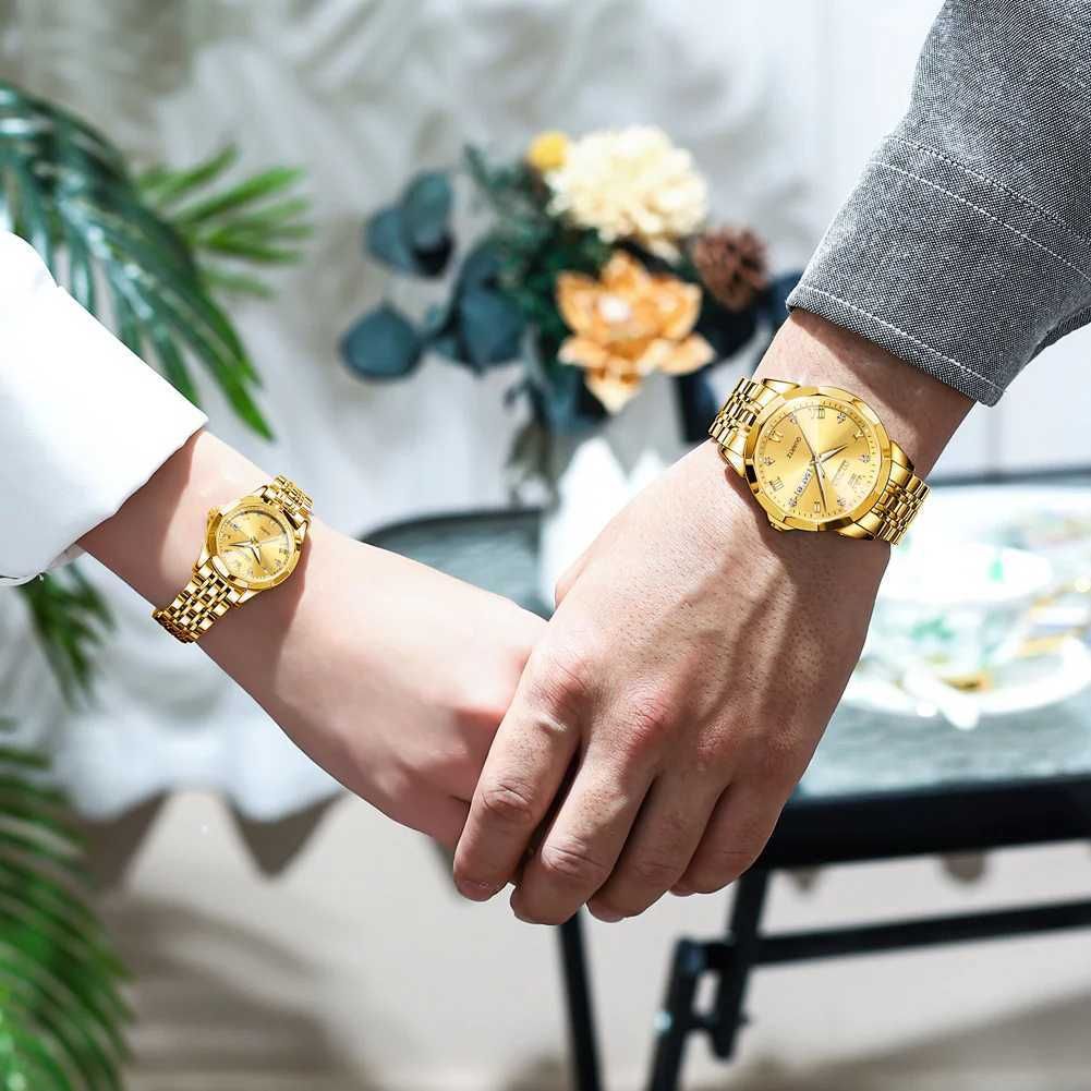 OLEVS Premium Couple Watch(সিটি লক)(4.0)