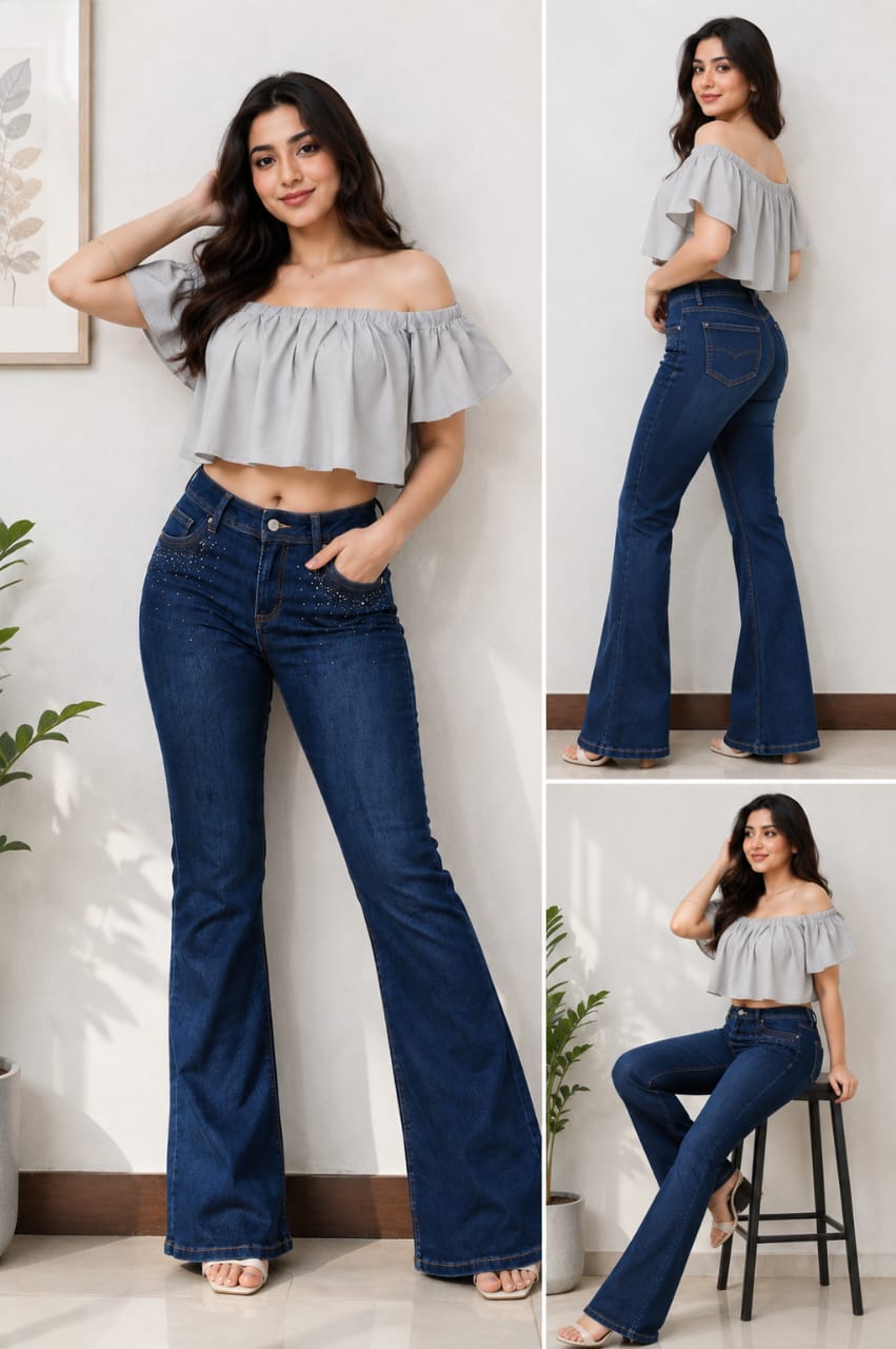 Ladies Flayeral Jeans Pant