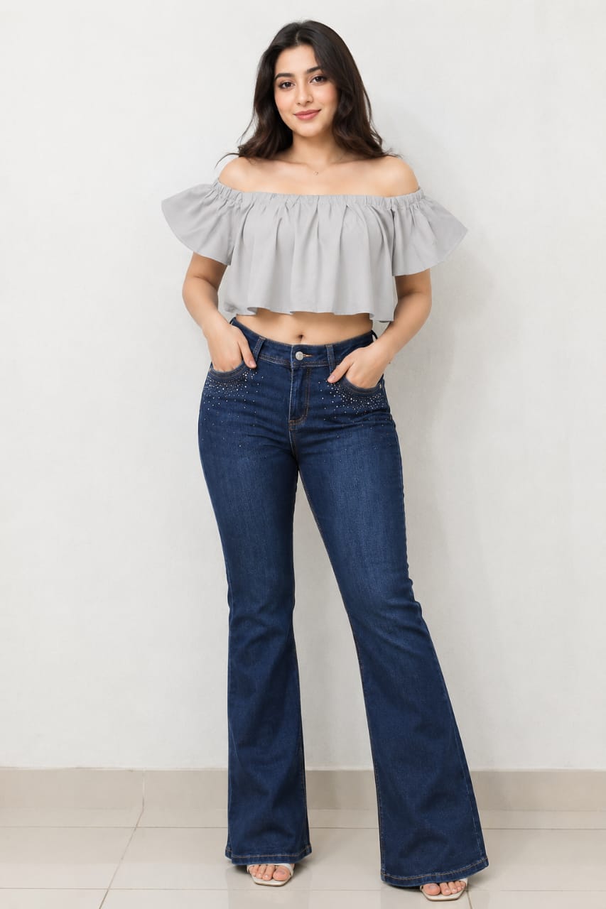 Ladies Flayeral Jeans Pant 2