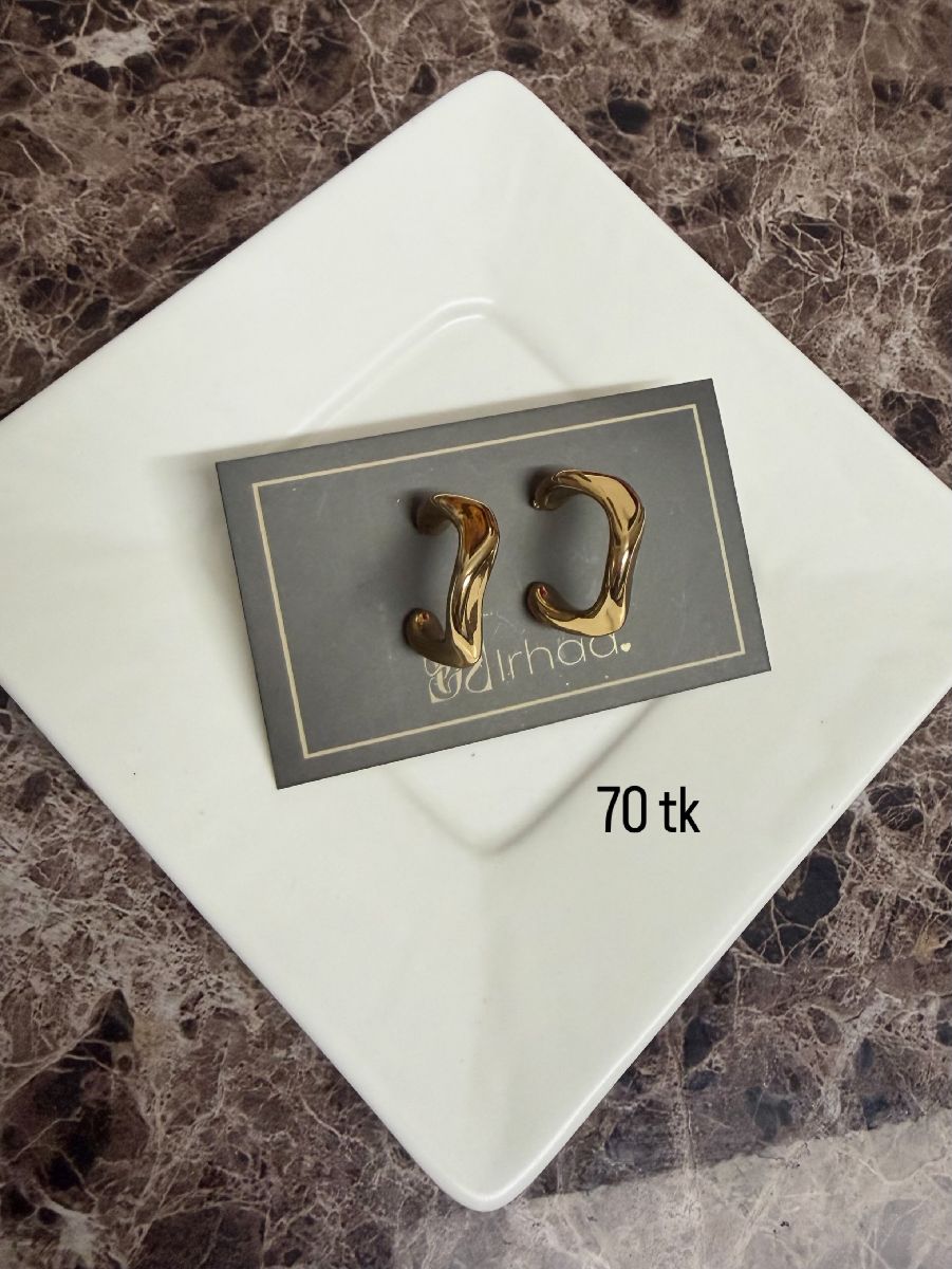 18k gold plated stainless steel Earrings