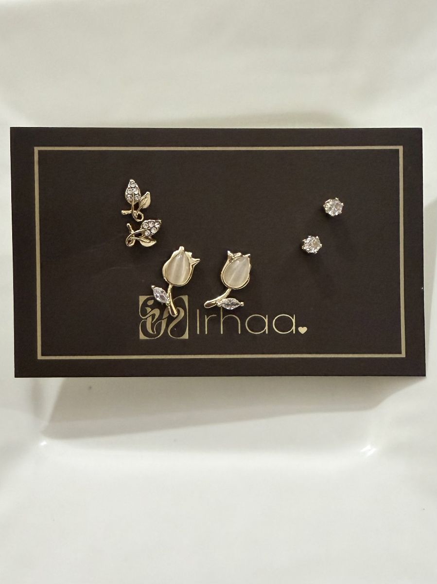 Mini cute 4 earring set