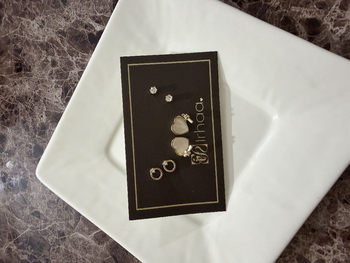 Mini cute 4 earring set 3