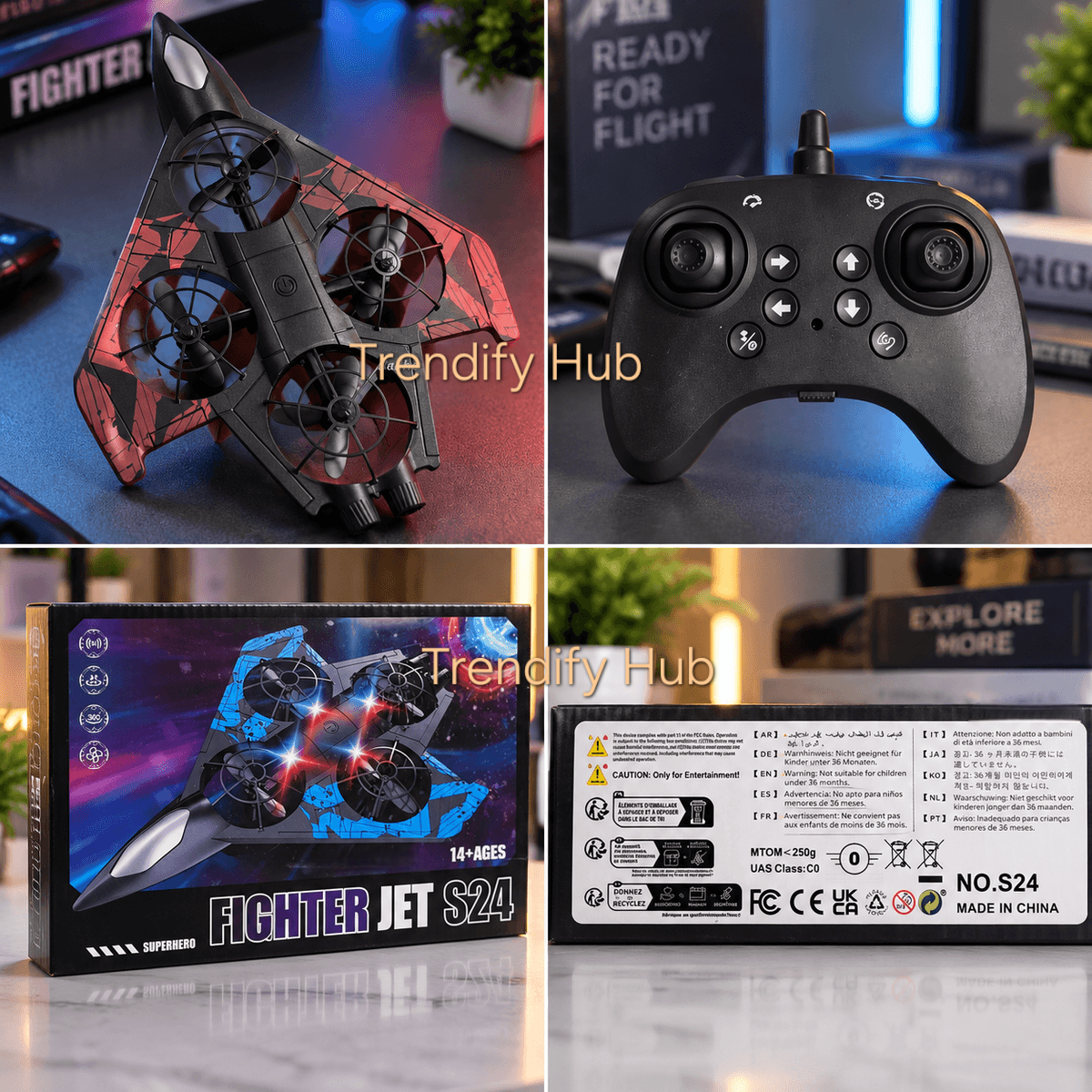 Fighter Jet S24 RC Drone 2