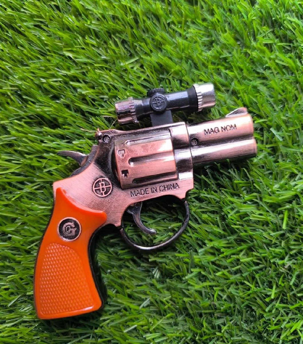 Laser Light Pistol Lighter পিস্তল লাইটার লেজার লাইট সহ✅ 3