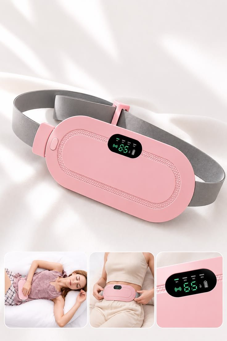 Period Pain Relief Waist Belt Heating Pad Device 2