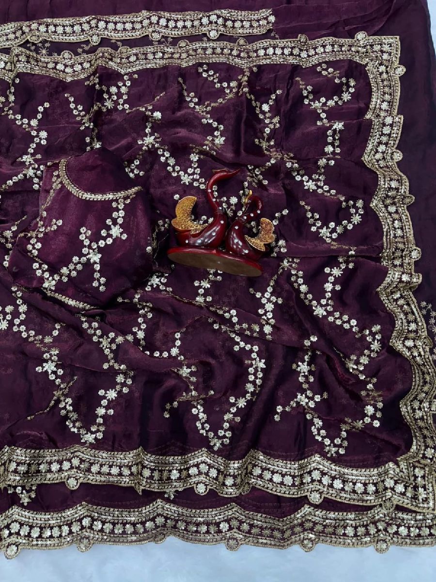 Indian Fendi Silk Saree Collection 3