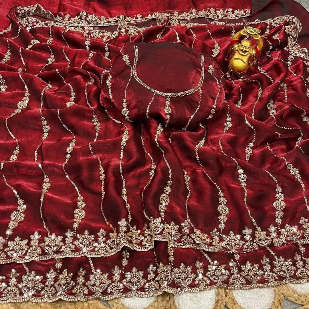 Indian Fendi Silk Saree Collection