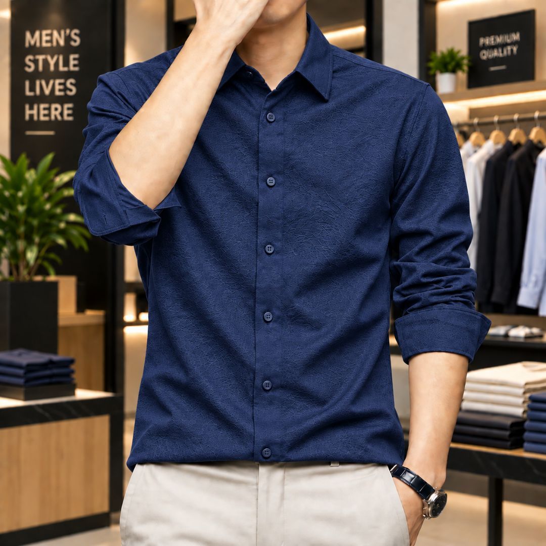 Premium Solid Stitch Full Sleeve Shirt 3