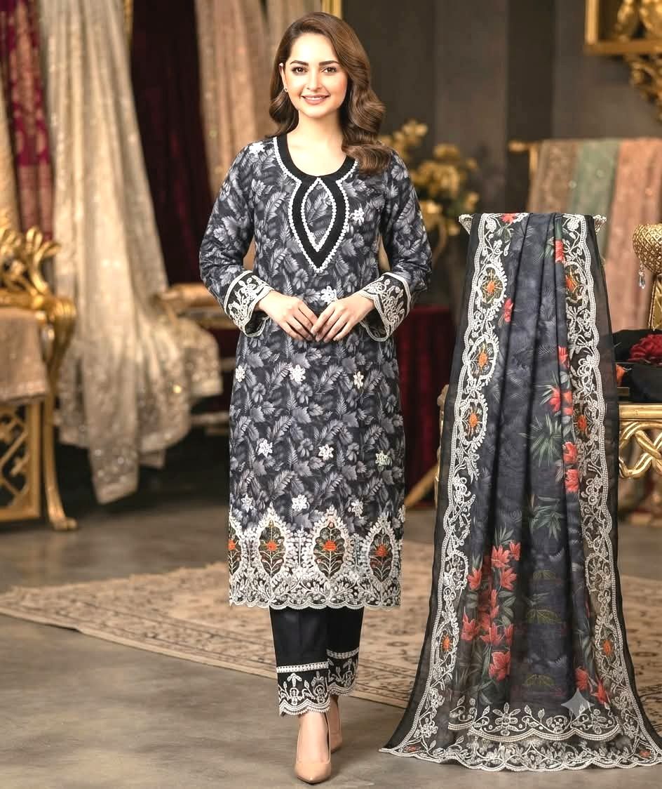 Leaser Cut Readymade Three Piece 2